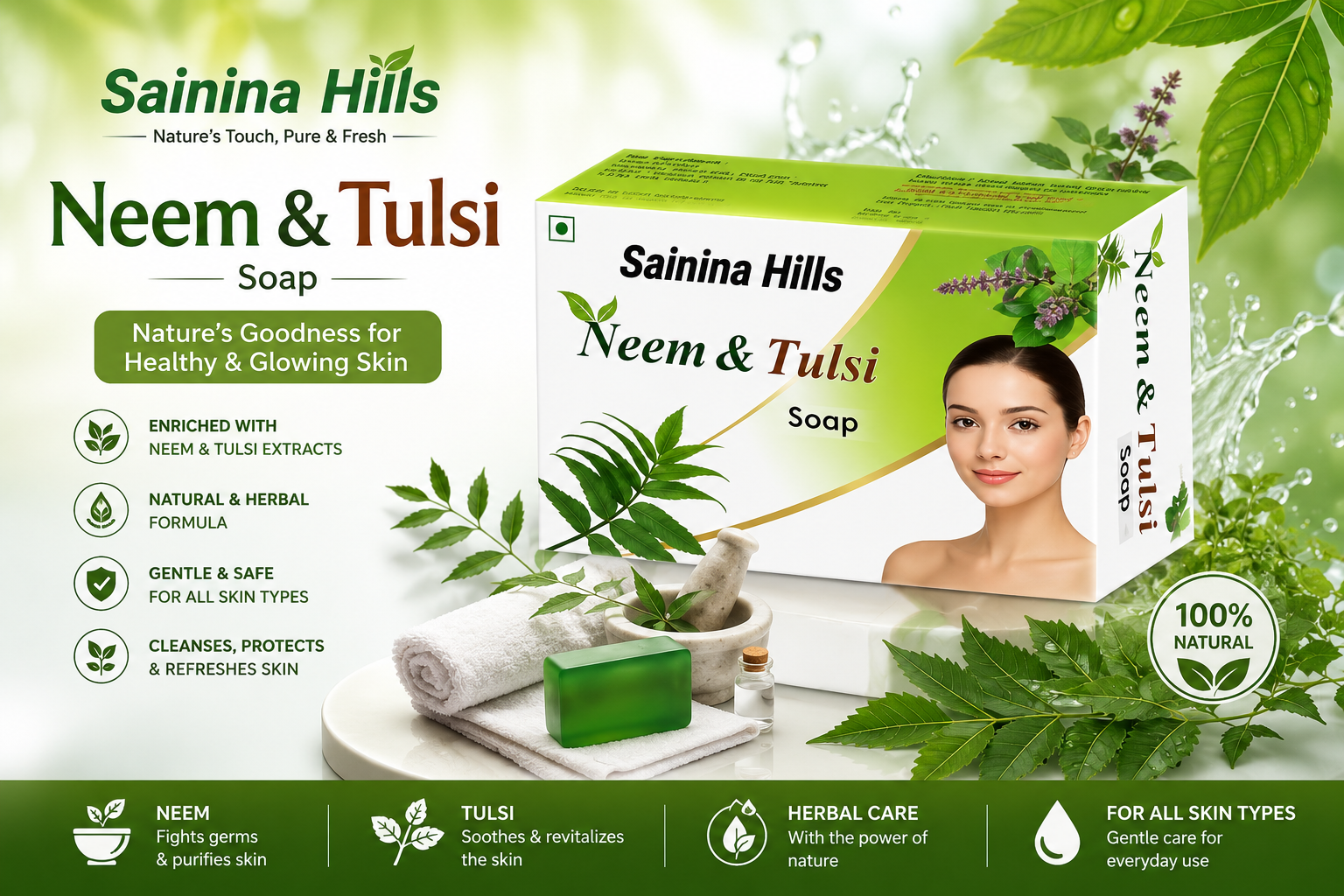 Neem And Tulsi Soap